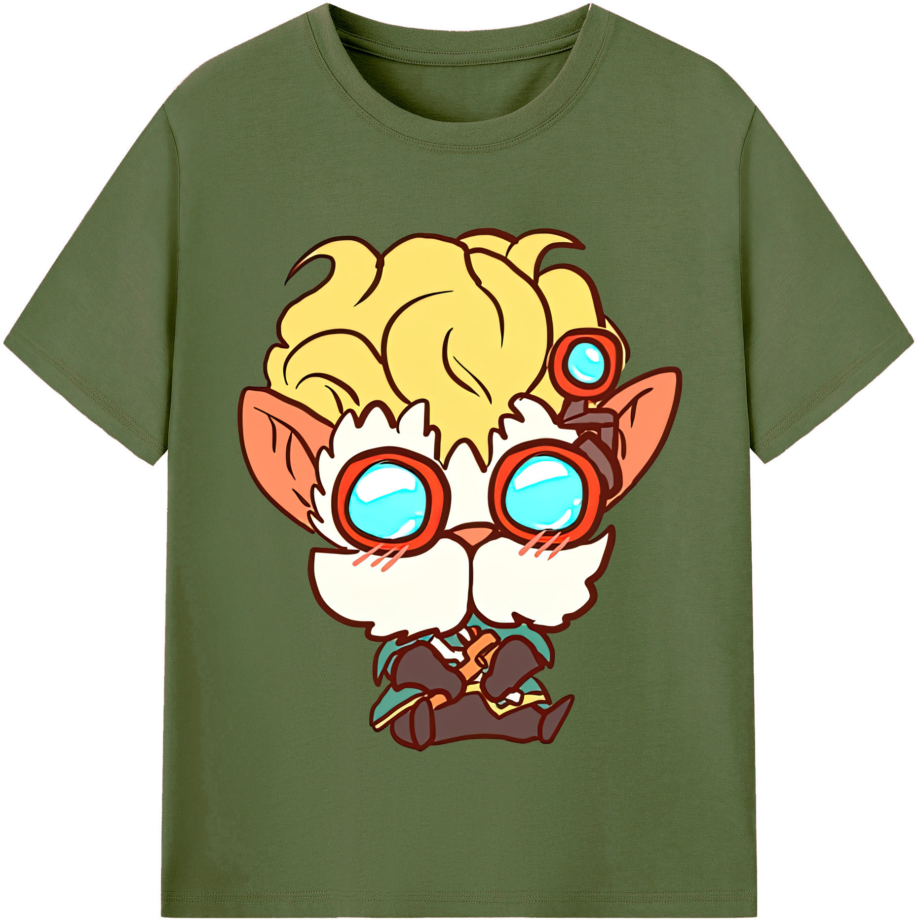リーグ・オブ・レジェンド League of Legends LOL 綿100％半袖Tシャツ（フロントプリント）
